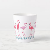 Flamingo Ansammlung und Starfish Milchtasse (Vorderseite)