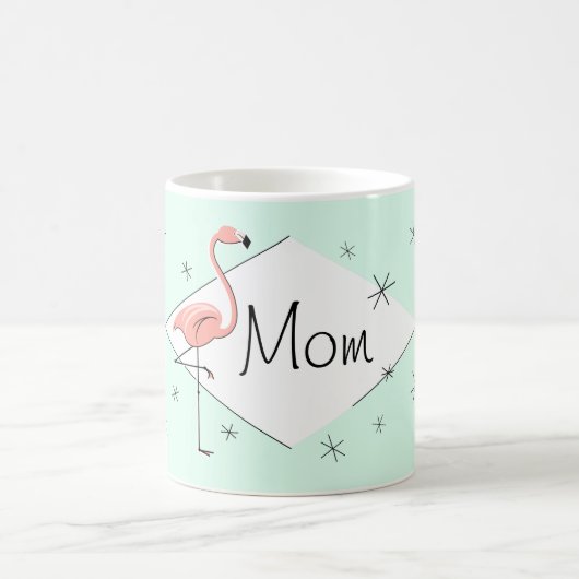 Flamingo Aqua Diamant Mutter Tasse (Mittel)