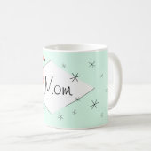 Flamingo Aqua Diamond Mama Tasse (VorderseiteRechts)