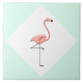 Flamingo Aqua Diamond tile Fliese (Vorderseite)