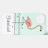 Flamingo Aqua 'Fabulous!' iPad Fall Case-Mate iPhone Hülle (Rückseite (Horizontal))