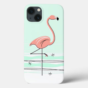 Flamingo Aqua iPad m Mini Fall iPhone 13 Hülle