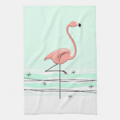 Flamingo Aqua Küchentuch (Vertikal)