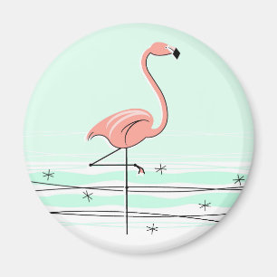 Flamingo Aqua-Magnet Magnet