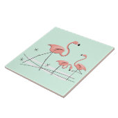 Flamingo Aqua Ocean Trio 2 tile Fliese (Seite)