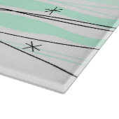 Flamingo Aqua Schneidebrett (Ecke)