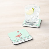 Flamingo Aqua Untersetzer Kunststoff (Rechte Seite)