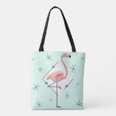 Flamingo-Aquadiamant ganz über Taschentasche Tasche (Rückseite)