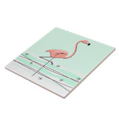 Flamingo-Aquafliese Fliese (Seite)