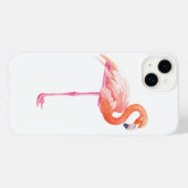 Flamingo-Aquarell Case-Mate iPhone Hülle (Rückseite (Horizontal))