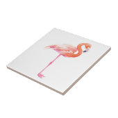 Flamingo-Aquarell Fliese (Seite)