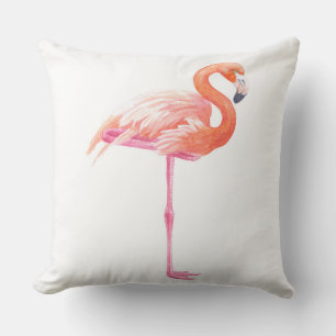 Flamingo-Aquarell Kissen