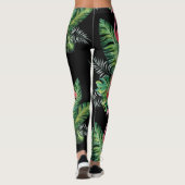 Flamingo-Aquarell Leggings (Rückseite)