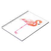 Flamingo-Aquarell Notizblock (Linke Seite)