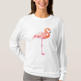 Flamingo-Aquarell T-Shirt