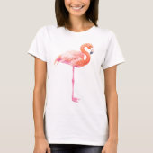 Flamingo-Aquarell T-Shirt (Vorderseite)