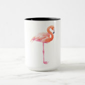 Flamingo-Aquarell Tasse (Zentrum)