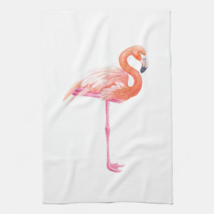 Flamingo Aquarelltuch Geschirrtuch