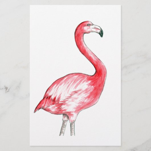 Flamingo Art Briefpapier (Vorderseite)