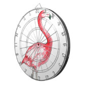 Flamingo Art Dartscheibe (Vorderseite rechts)