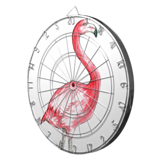 Flamingo Art Dartscheibe (Vorderseite rechts)