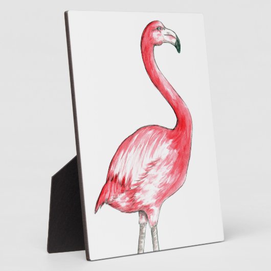 Flamingo Art Fotoplatte (Seite)