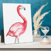 Flamingo Art Fotoplatte (Seite)