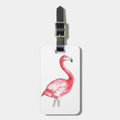 Flamingo Art Gepäckanhänger (Vorderseite vertikal)