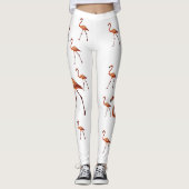 Flamingo Art Leggings (Vorderseite)