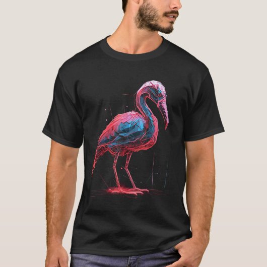 Flamingo artwork animal animal flamingo 20 T-Shirt (Vorderseite)