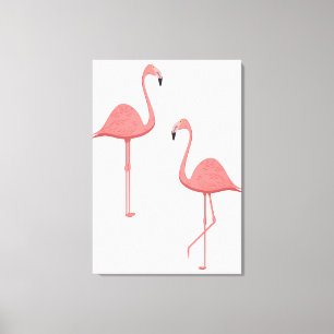 Flamingo Artwork Wall Kunstvoll wandern Leinwanddruck