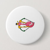 Flamingo as Arrow mit Bow Button (Vorderseite)