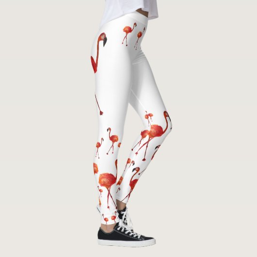 Flamingo auf meinen Geist Leggings (Rechts)