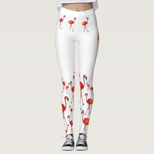 Flamingo auf meinen Geist Leggings (Vorderseite)