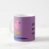 Flamingo auf Vacatioin Tasse (Vorderseite Links)