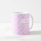 Flamingo Awake steht auf einem Bein Kaffeetasse (VorderseiteRechts)