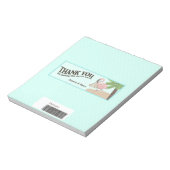 Flamingo Baby Candy Bar Wrap Notizblock (Rotiert)