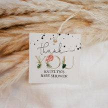 Flamingo Baby Dusche Danke Tag