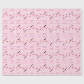 Flamingo Baby Dusche Niedlich tropische Geschenkpapier (Flach)