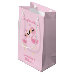Flamingo Baby Dusche Niedlich tropische Kleine Geschenktüte