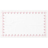 Flamingo Baby Dusche Niedlich tropische Tischdecke (Vorderseite (Horizontal))