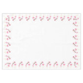 Flamingo Baby Dusche Niedlich tropische Tischdecke (Vorderseite (Horizontal))