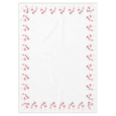 Flamingo Baby Dusche Niedlich tropische Tischdecke (Vorderseite)