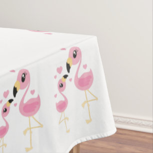 Flamingo Baby Dusche Niedlich tropische Tischdecke