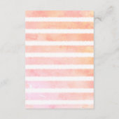 Flamingo Baby Duwer Diaper Raffle Begleitkarte (Rückseite)