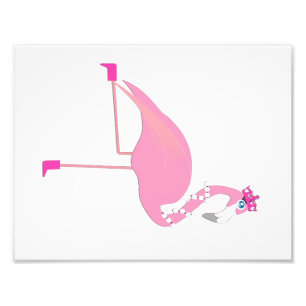Flamingo Baby Girl Room Print (2 von 4) Fotodruck