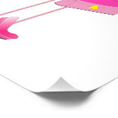 Flamingo Baby Girl Room Print (3 von 4) Fotodruck (Ecke)