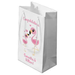 Flamingo Baby Shower Cute Tropical Kleine Geschenktüte