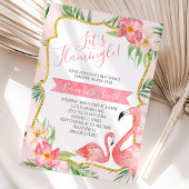 Flamingo Baby Shower Einladung