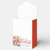 Flamingo Baby Shower Geschenkschachtel (Geöffnet)